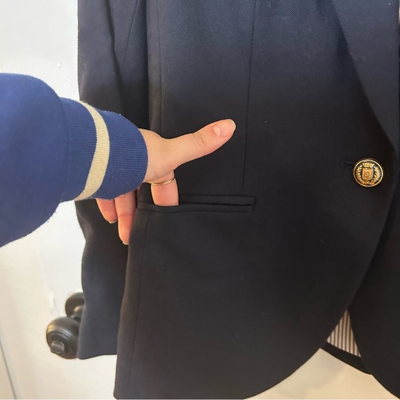 J.Crew Womens Schoolboy navy blazer - Picture 8 of 12